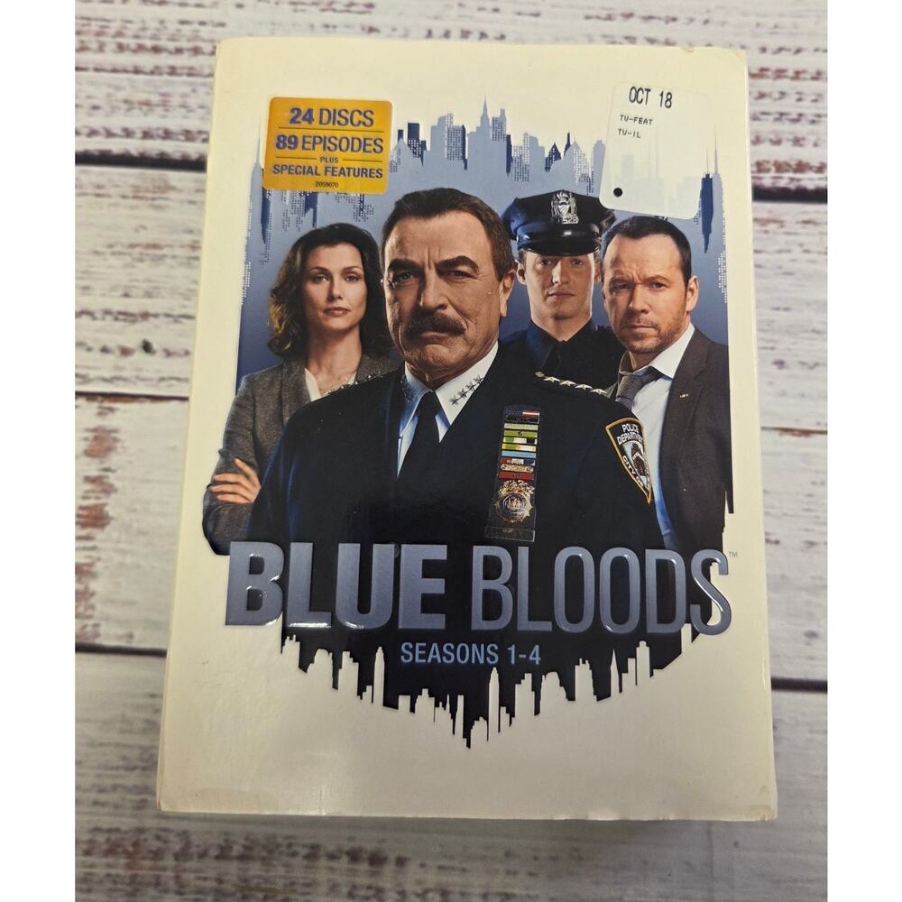 Blue Bloods Seasons 1-4  DVD Box Set New Sealed 24 Discs 89 Episodes